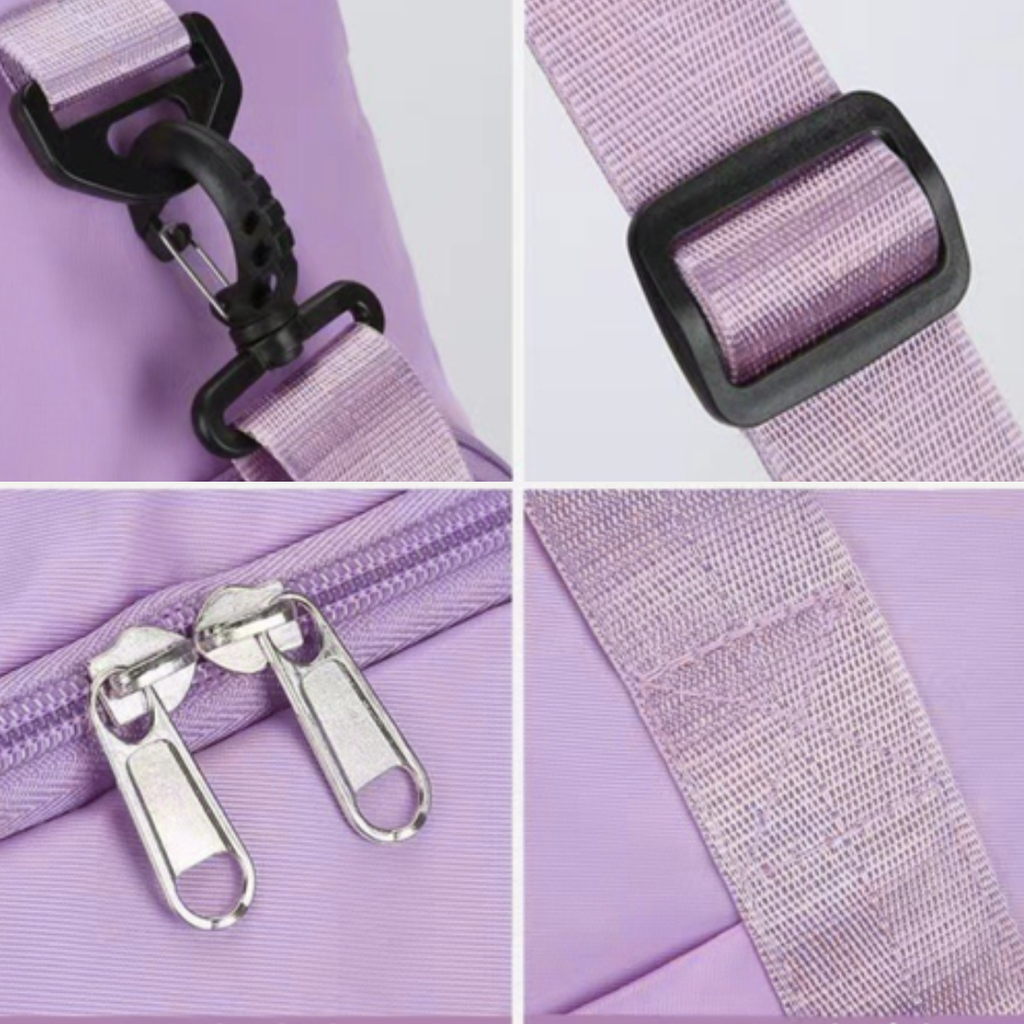 Twirl & Train Dance and Sport Duffel Bag - Purple
