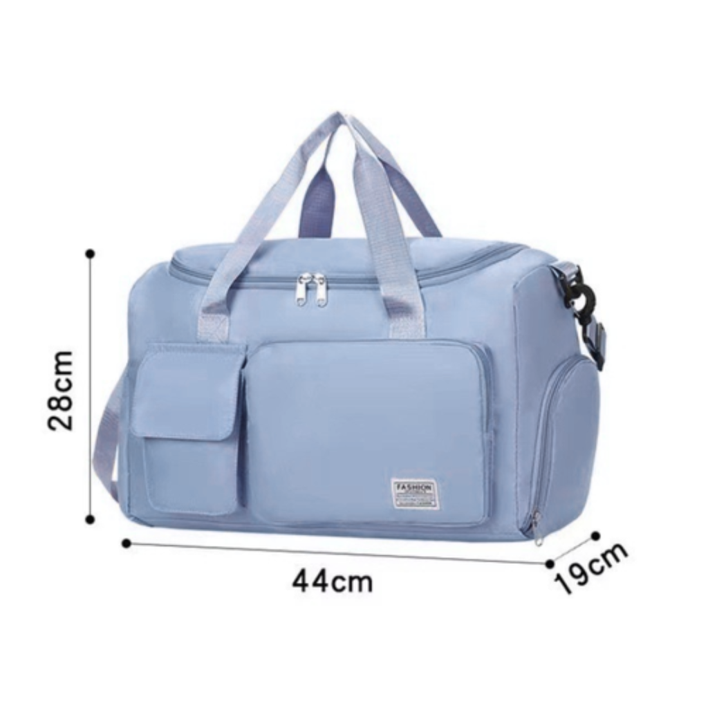 Twirl & Train Dance and Sport Duffel Bag - Blue
