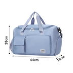 Twirl & Train Dance and Sport Duffel Bag - Blue