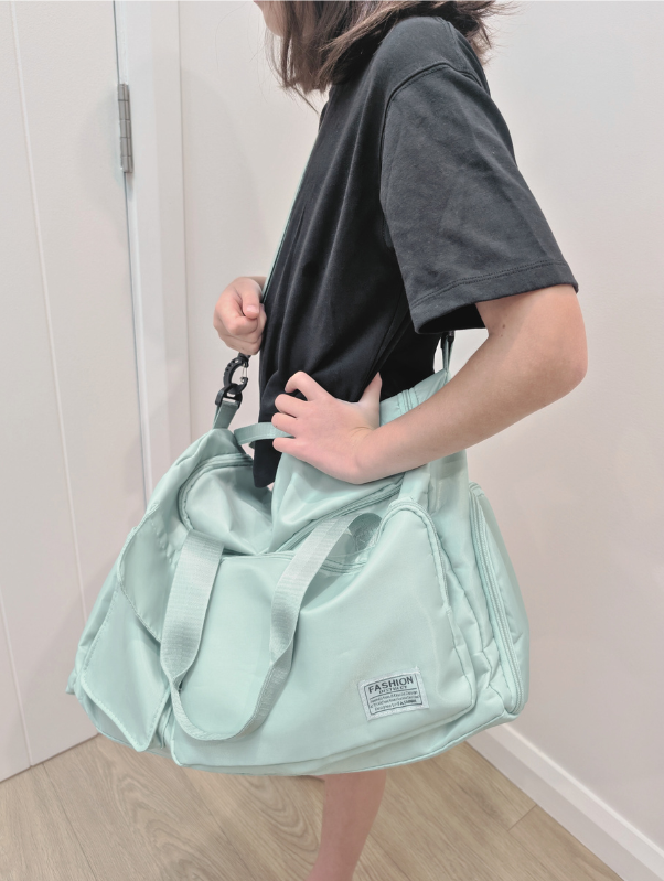 Twirl & Train Dance and Sport Duffel Bag - Mint Green