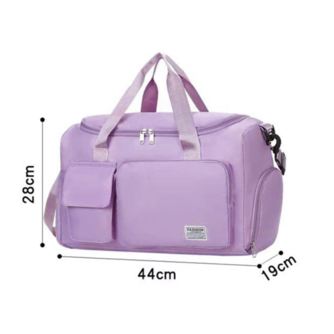 Twirl & Train Dance and Sport Duffel Bag - Purple